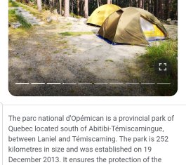 Tents at a campsite