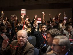 Yasir Naqvi at a Liberal Party public meeting